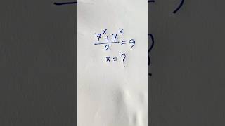 Exponential Equation maths mathproblems shorts [upl. by Lais881]