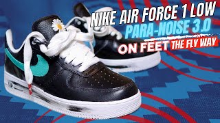 Nike Air Force 1 Low ParaNoise 30 Mine Came With Black Paint Already Flaking Off WTF 👀 [upl. by Nylloc]