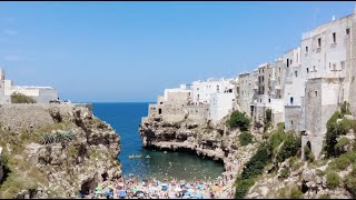 Walking in Polignano a Mare Italy’s Hidden Gem by the Sea 🌊🇮🇹 [upl. by Yerggoeg]