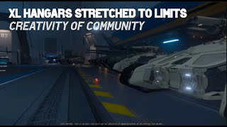 324 Hangars Getting Crazy With Tanks Ship Modules and Mechanics Star Citizen Hangar [upl. by Ytsirhc547]