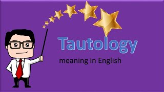 Tautology  useful Vocabulary in Englishkey [upl. by Karlyn478]