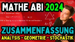 Dieses Video rettet Dein Mathe Abi ANALYSIS  GEOMETRIE  STOCHASTIK alle Aufgabentypen [upl. by Coopersmith]