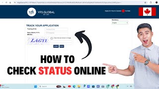 How to Track Canada Visa Application Status Online  VFS Global StepbyStep Guide  Canada GC Key [upl. by Akcimehs]