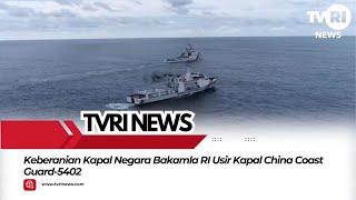 Keberanian Kapal Negara Bakamla RI Usir Kapal China Coast Guard5402 [upl. by Yorke]