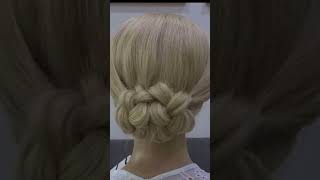 how to do a quick and easy updo hair tutorial  hairstyle tutorial shorts [upl. by Aztilem]