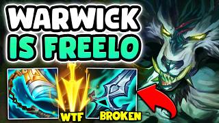 WARWICK TOP IS LITERALLY FREE WINS I CANT LOSE ON THIS CHAMPION  EPISODE 42 [upl. by Ydnolem263]