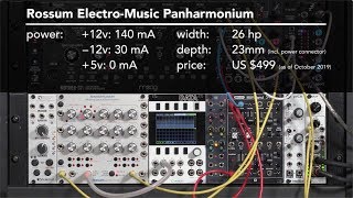 Rossum Panharmonium 12 explained [upl. by Tihor]