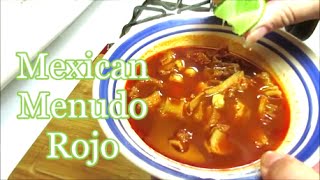 Mexican Menudo Rojo Recipe  HOW TO MAKE MENUDO  Mexican Hangover Soup [upl. by Adnirim514]