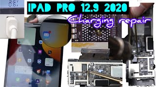 How to Repair iPad Pro 1292020 Charging ic How to change USB chargers iPad Pro 2020 [upl. by Bianca]