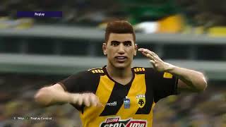 PONCE SCORE VS DYNAMO KIEV  PES 2021 GAMEPLAY AEK [upl. by Ahsile]