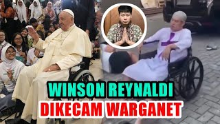 Youtuber Winson Reynaldi DikecamUsai Parodikan Paus Fransiskus [upl. by Adnouqal]