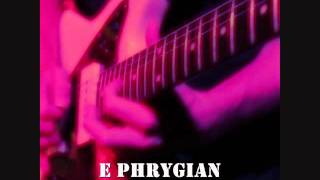 E Phrygian modescale Groove Backing Track [upl. by Poppo]