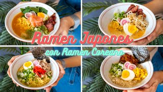 Preparar Ramen Japones🍜 con Ramen Coreano🇰🇷ㅣ [upl. by Anrol]