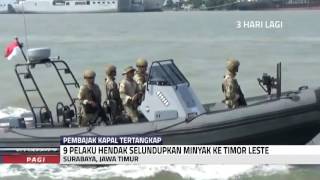 TNI AL Ciduk 9 Perompak Kapal [upl. by Swope]