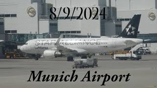 Munich Airport Planespotting [upl. by Enyala]