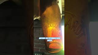 J Burkhardt Braddock PA Another BIG old antique Pittsburgh beer bottle bottledigging oldbottls [upl. by Coulter]