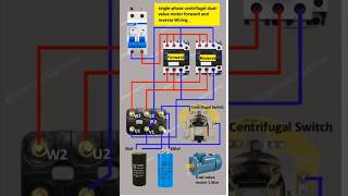 Single Phase Motor Reverse Forward Connection  Reverse Forward Motor Connection electrical genius [upl. by Dodie853]