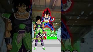 BROLY VS VEGETA WHO WILL WIN shortvideo dbz youtubeshorts goku dragonball shorts short [upl. by Lauder]