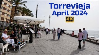 4K Torrevieja Costa Blanca Spain⎮Saturday Morning Walking Tour Heading to the Promenade 🇪🇸 [upl. by Fee]