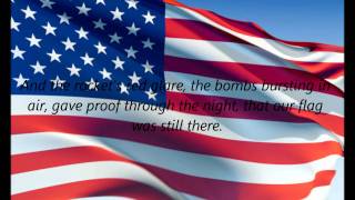 American National Anthem  quotThe Star Spangled Bannerquot EN [upl. by Thaine]