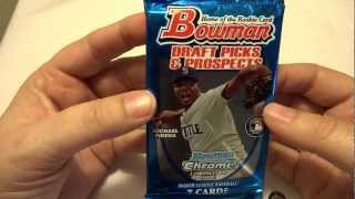 Opening a Pack of Bowman Draft Picks amp Prospects 2011 BB [upl. by Niuqram]