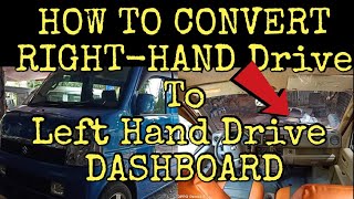 AMAZING CAR DASHBOARD COnversion From Right Hand DriveLeft Hand Drive [upl. by Zanahs]