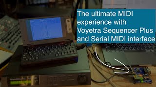 Voyetra Sequencer for DOS with MIDIRS232 Interface [upl. by Notrom]