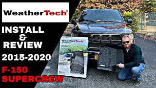 WeatherTech Floor Mats Review and Install for 20152020 F150 SuperCrew [upl. by Beaufert]