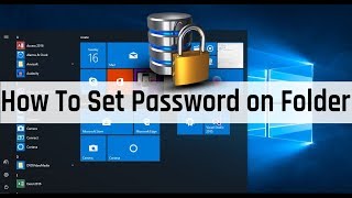 How To Lock a Folder in Windows 10 UrduHindi [upl. by Olivann]