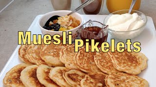 Muesli Pikelet Hotcakes cheekyricho Tutorial [upl. by Paschasia]