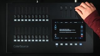 ETC ColorSource® Console Demo [upl. by Osmond]