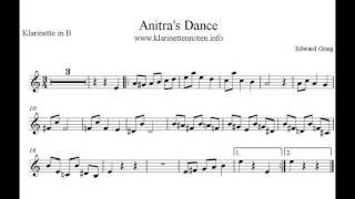 Anitras Dance Clarinet [upl. by Mcleod33]