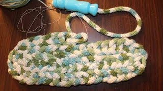 Spool Knitting  How to Make a Spool Knitted Rug [upl. by Chesna]