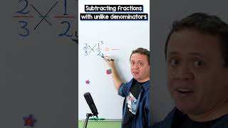 How to subtract fractions with unlike denominators fast different denominators [upl. by Margarete]