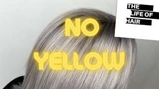 Toning Hair  Root Stretch  Ash Blonde  Toning Brassy Yellow Hair [upl. by Lawan]