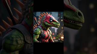 Hybrid animals  dinasaur  superhero  hybrid animation [upl. by Ciro478]