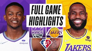 KINGS at LAKERS  FULL GAME HIGHLIGHTS  November 26 2021 [upl. by Enilekcaj]