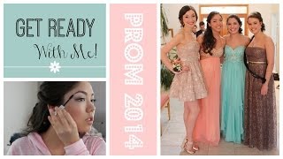 Get Ready With Me Prom 2014  Prom Pictures [upl. by Ahsiekrats]