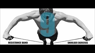 9 Resistance Band Shoulder Exercises and What Part of the Shoulder They Target [upl. by Hgeilhsa]