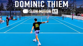 Dominic Thiem Forehand amp Backhand SlowMo Powerful amp Graceful 2024 [upl. by Papagena455]