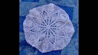 Napperons au crochet et tricot napperon crochet tricot crochetdesign faitmain [upl. by Yroffej]