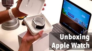 Unboxing Apple Watch 42mm Stainless Steel Classic Buckle [upl. by Eliam]