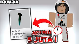 AKU BELI KORBLOX ASLI TAPI HARGANYA BIKIN KAGET DAN SESUATU TERJADI  ROBLOX INDONESIA [upl. by Anoblav193]