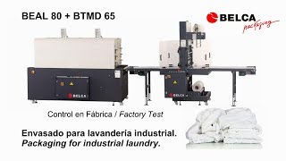 Envasadora para lavandería industrial Test final de fabricación [upl. by Mario]