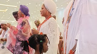 OONI WITH PRINCE TADENIKAWO QUEEN ADERONKE amp QUEEN TEMITOPE AT OJAJA PARK AKURE [upl. by Hnao]