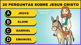 QUIZ BÍBLICO 2 • ESPECIAL JESUS CRISTO [upl. by Pepe557]