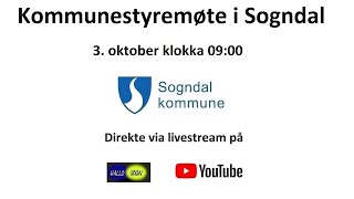 Kommunestyremøte i Sogndal 3 oktober 2024 [upl. by Bree]