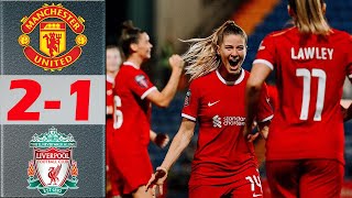 Manchester United vs Liverpool Highlights  Women’s Super League 2324  12172023 [upl. by Brace281]