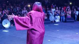 Xscapes Tamika Scott and Kandi Burruss Touching moment on stage in Detroit Chene park [upl. by Boone822]