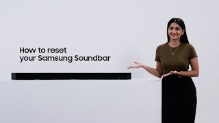 How to reset your Samsung Soundbar [upl. by Eseryt]